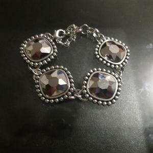 Black and silver bracelets